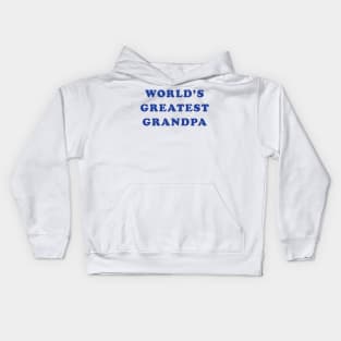 World's Greatest Grandpa Kids Hoodie